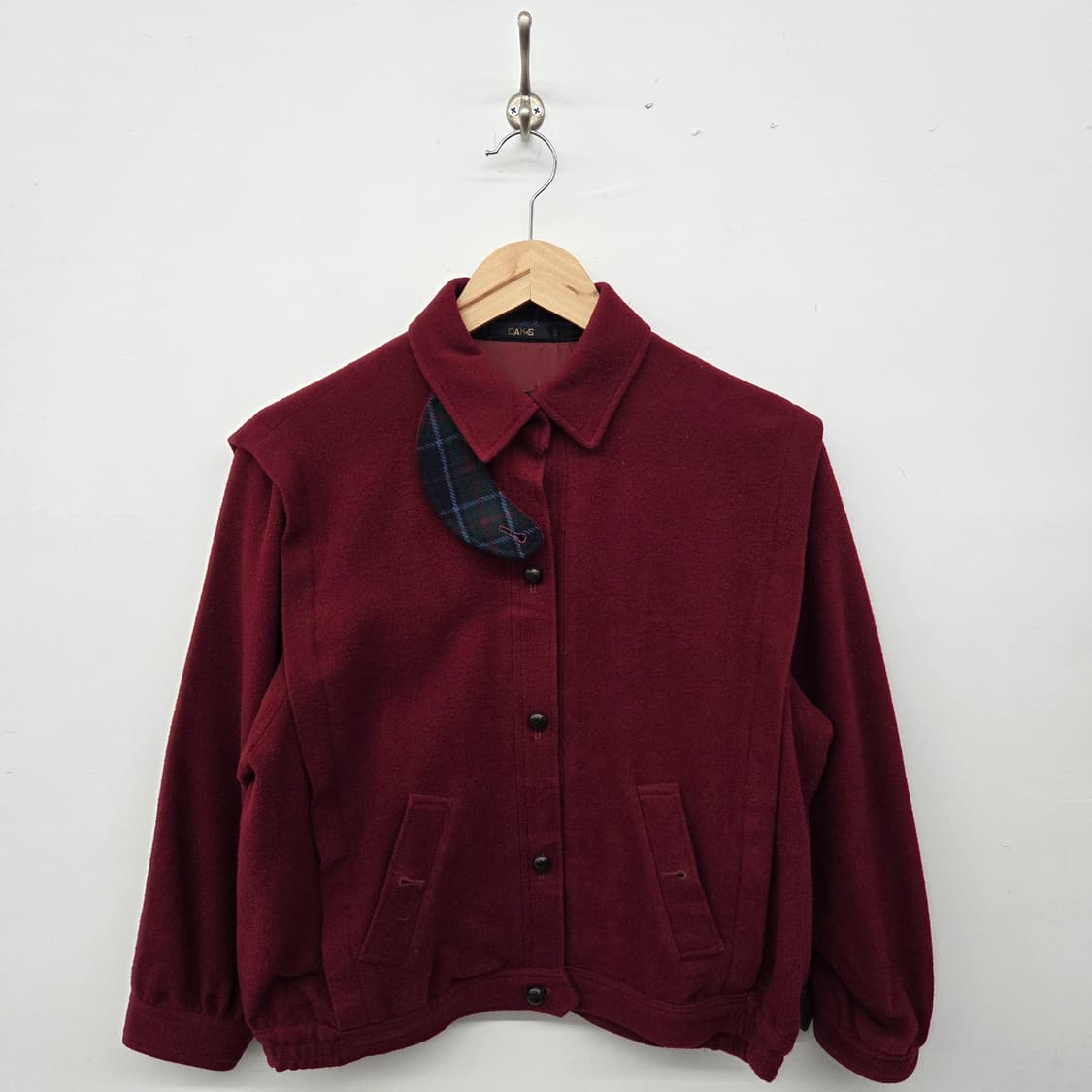 닥스 버건디 울 자켓 여s 상품이미지1