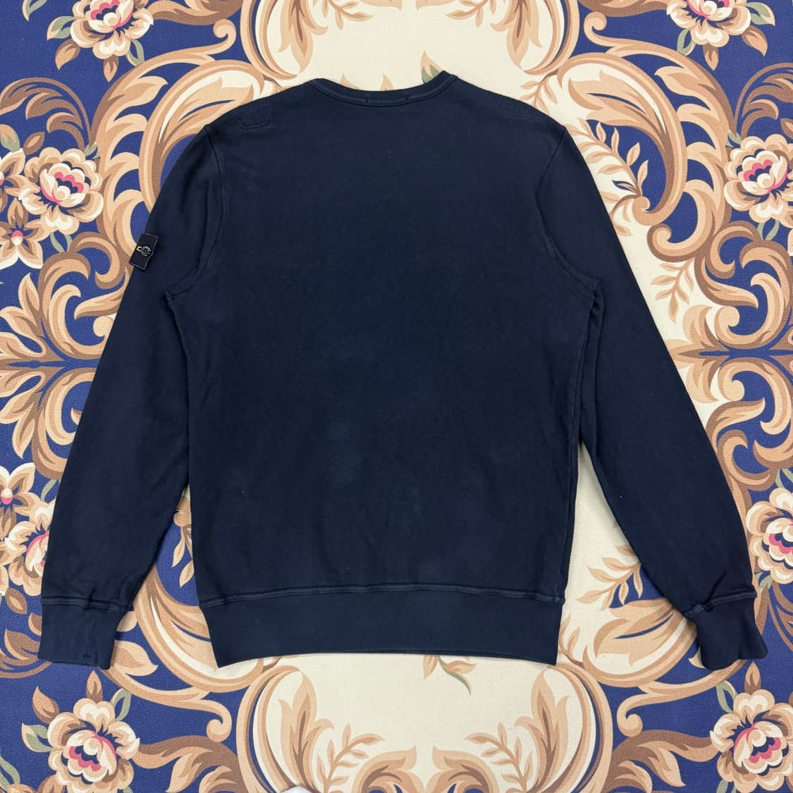 (L)스톤 아일랜드 원포켓 와펜 맨투맨(네이비) 상품이미지4