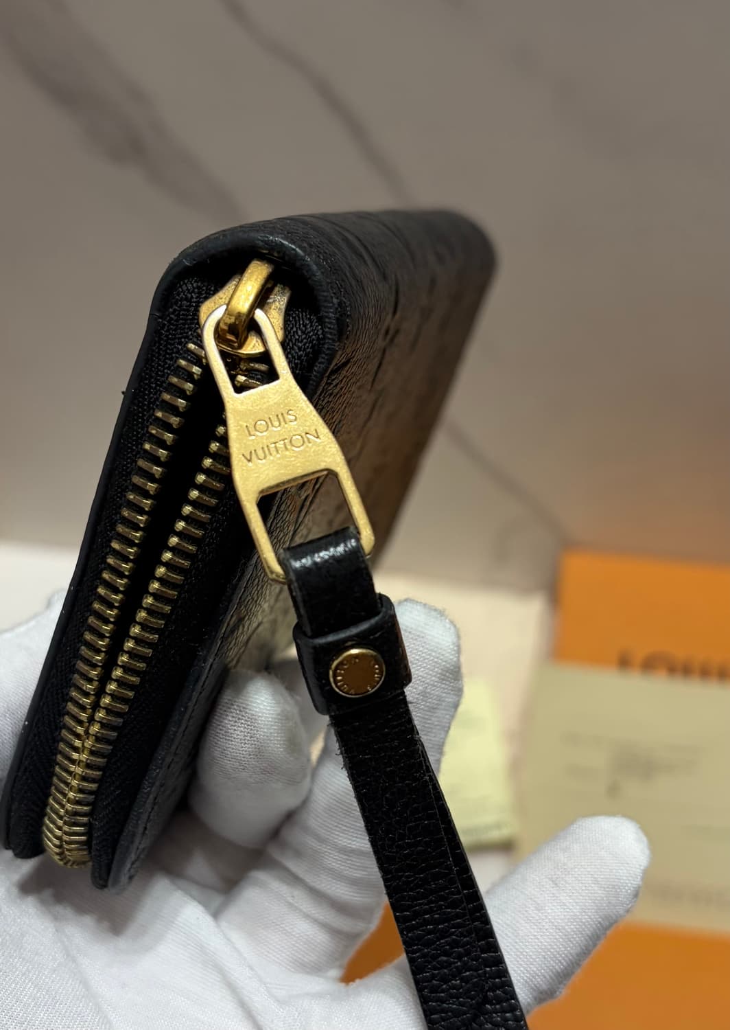 [정품] S급 루이비통 앙프렝뜨 장지갑 백화점 풀구성 상품이미지9