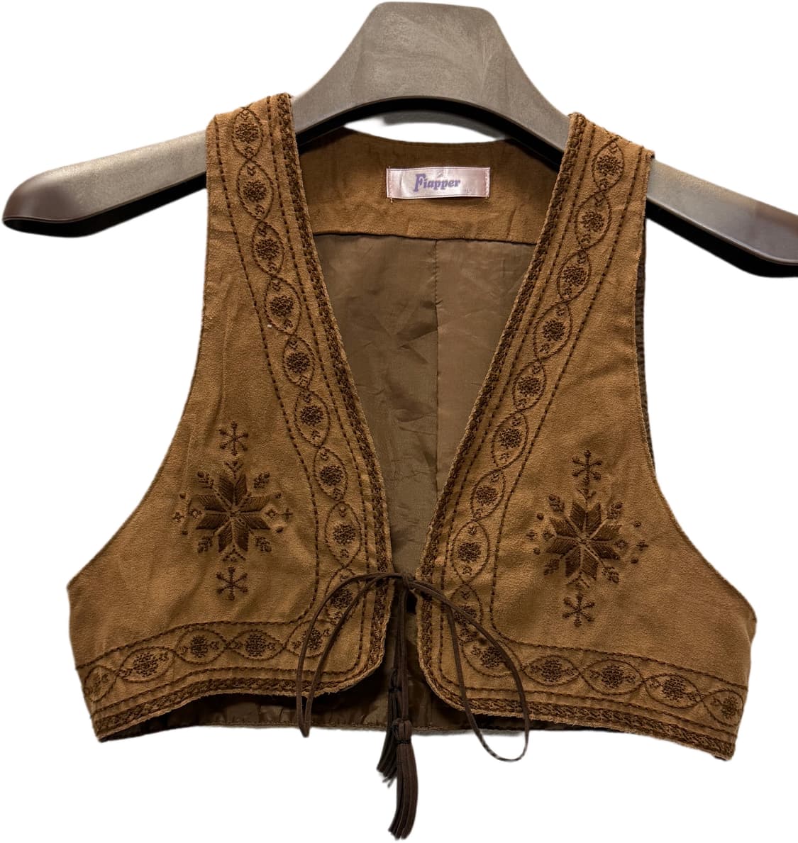 Fiapper bohemian crop vest 상품이미지1