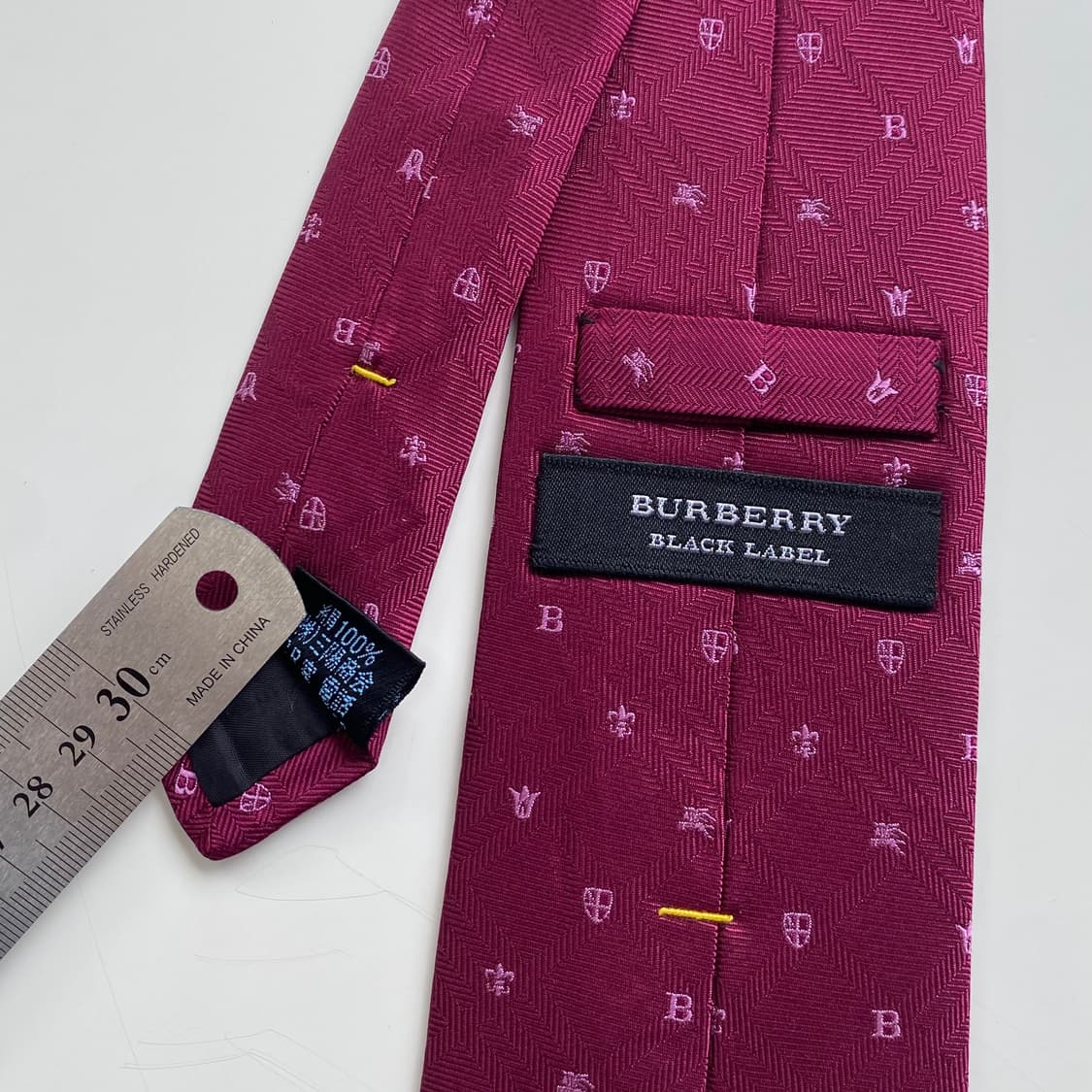 버버리 블랙라벨 모노그램 명품 정품 넥타이 (Burberry)8.6cm 상품이미지5