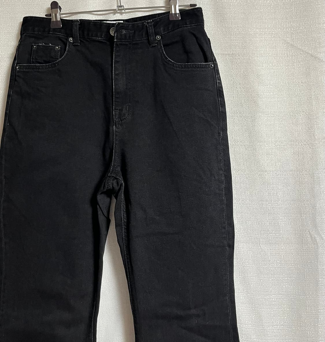 공용 키르시 블랙진 부츠컷 플레어진 데님팬츠 29 상품이미지3