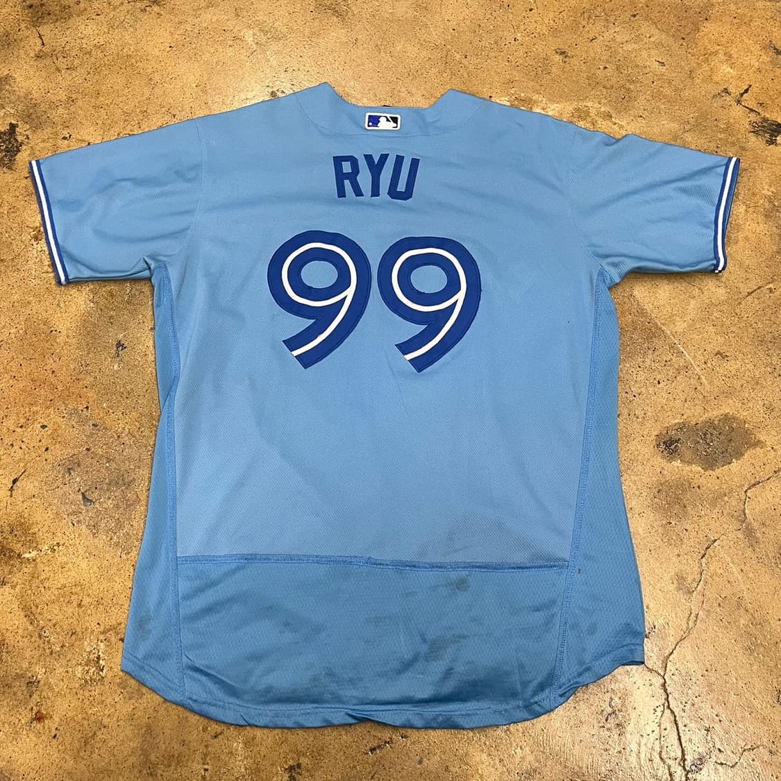 [정품/M] 나이키 토론토 류현진 블루제이스 야구 유니폼  b8 상품이미지3