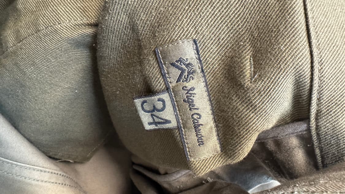 나이젤카본 치노 올리브카키 34(실사이즈32) 상품이미지4