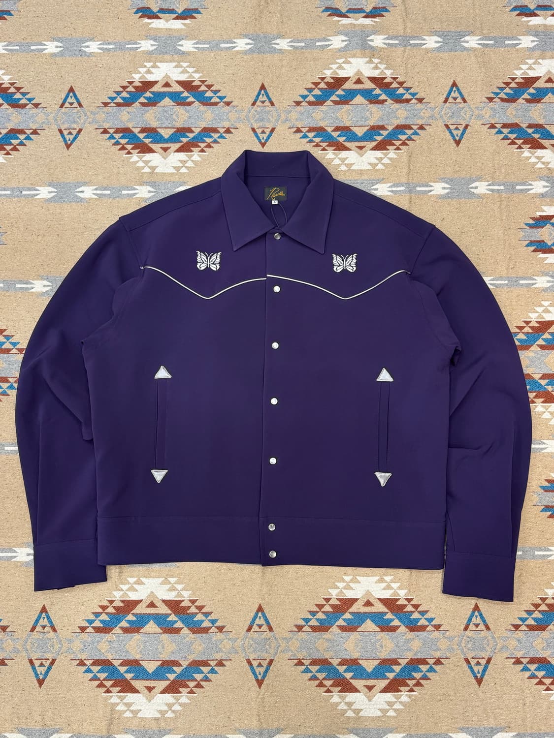 [L] 니들스 파이핑 카우보이 웨스턴 자켓 퍼플 상품이미지2