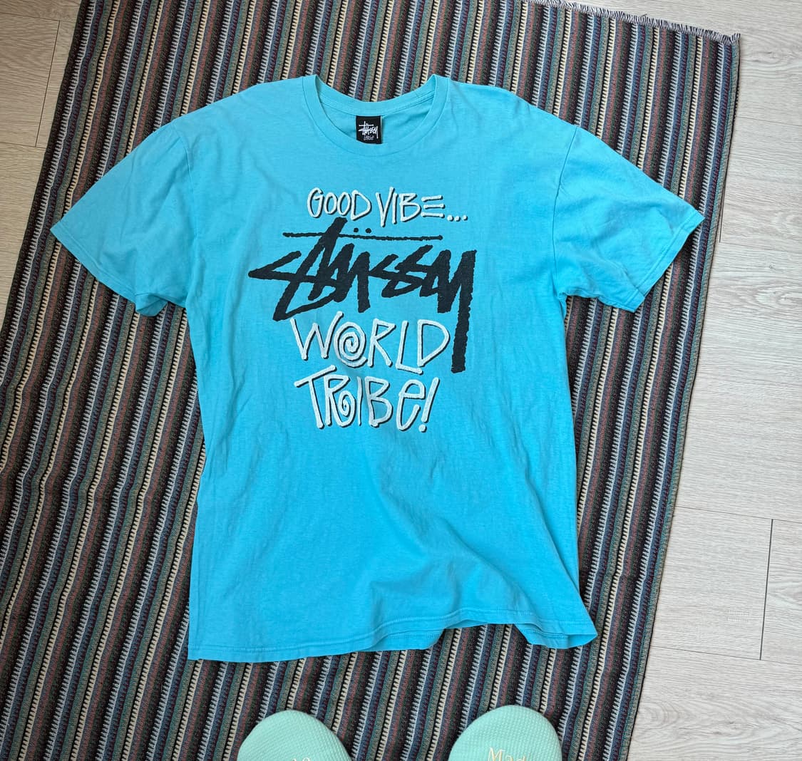 00s 올드 스투시 트라이브 반팔 티셔츠 상품이미지2