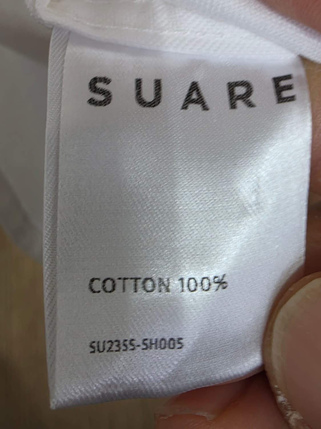 [새제품] 수아레 화이트 옥스포드 셔츠 L 상품이미지7
