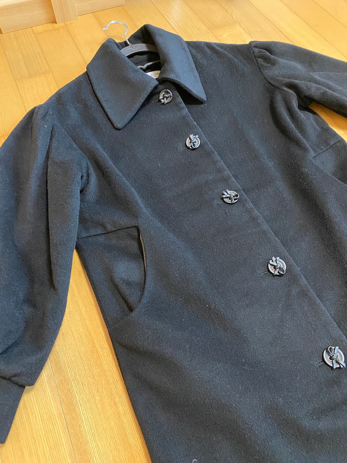 [소피앤테일러] 하프코트 블랙 상품이미지2