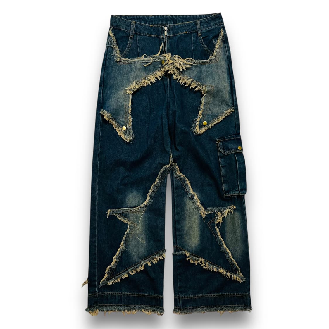 American Retro Star y2k Denim Pants 상품이미지1