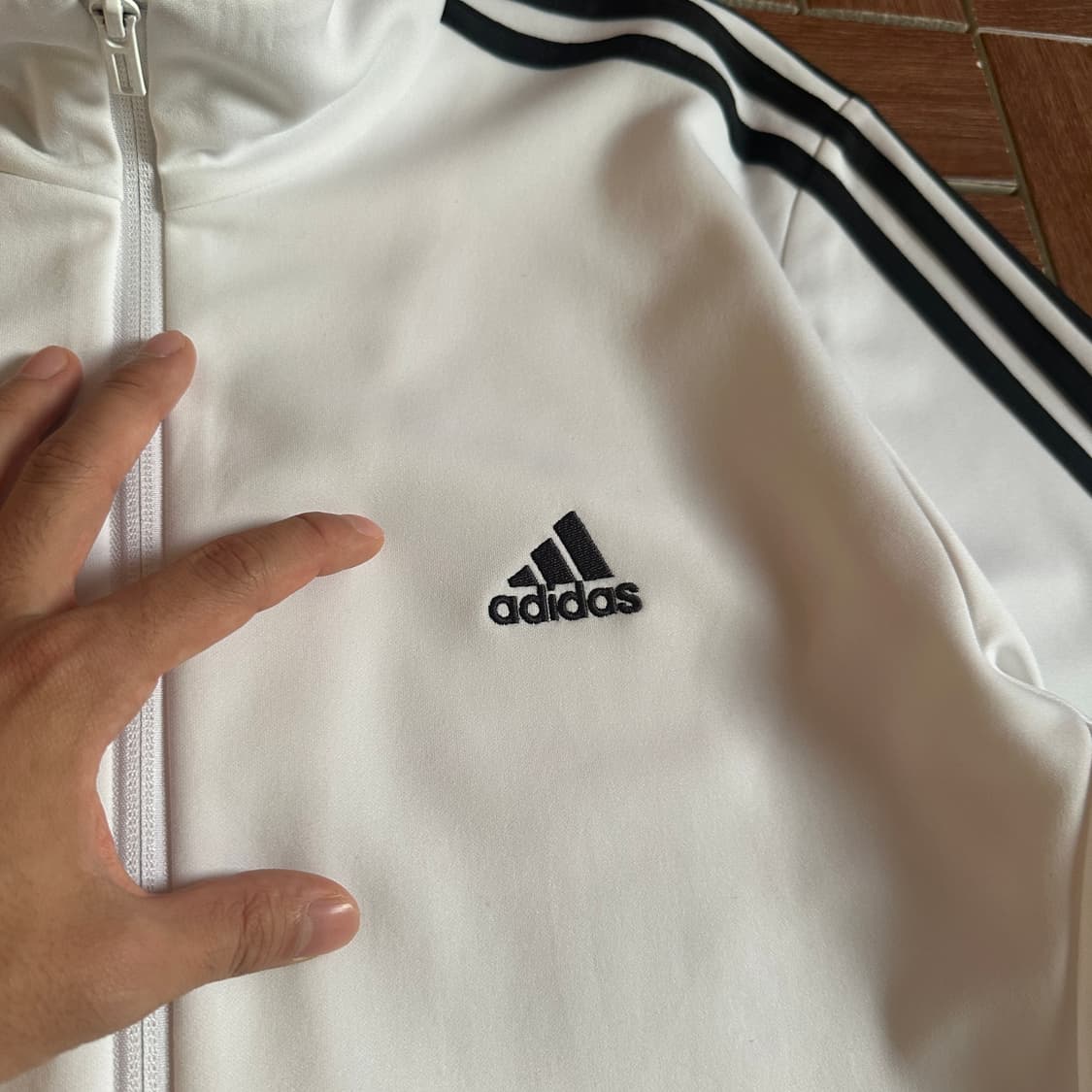 Adidas climalite track top jersey zip-up 상품이미지3