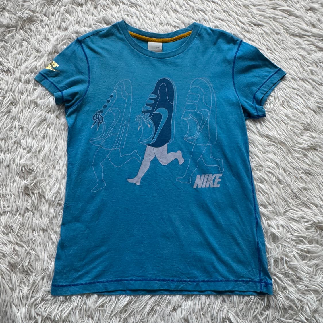 NIKE 일본빈티지 슬림핏 반팔 나이키 딱붙핏 반팔티 나이키반팔 M 40 상품이미지2