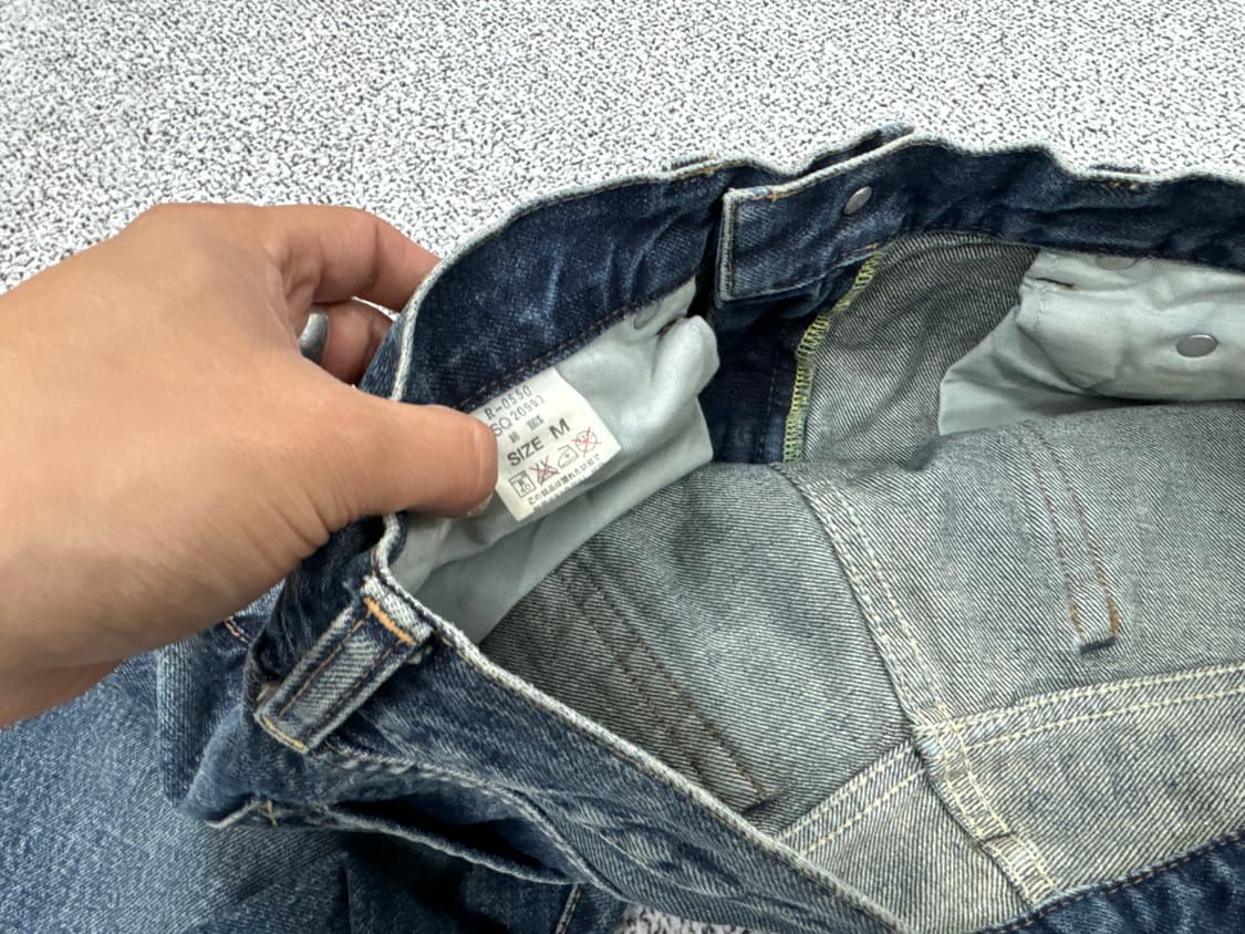 RNA JAPAN 레오파드 송치 패치워크 데님 상품이미지5