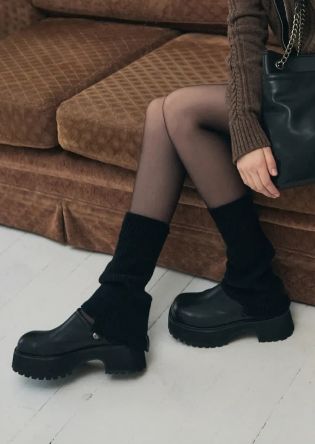 레더리 레그 워머 상품이미지2