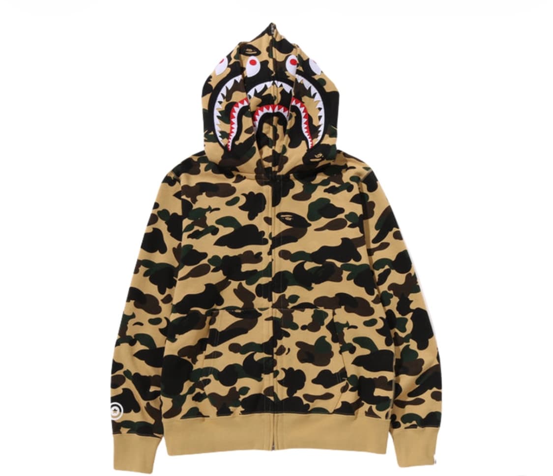 BAPE 1st Camo Shark Full Zip Double Hood 상품이미지1