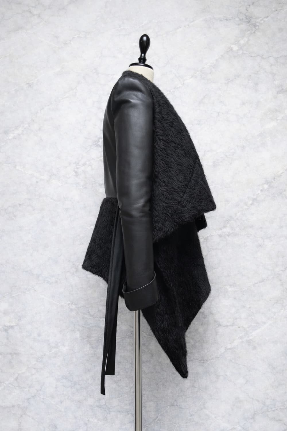 가레스퓨 가죽 자켓 / 양가죽 알파카 모헤어 / 38 (55~55반) 상품이미지8