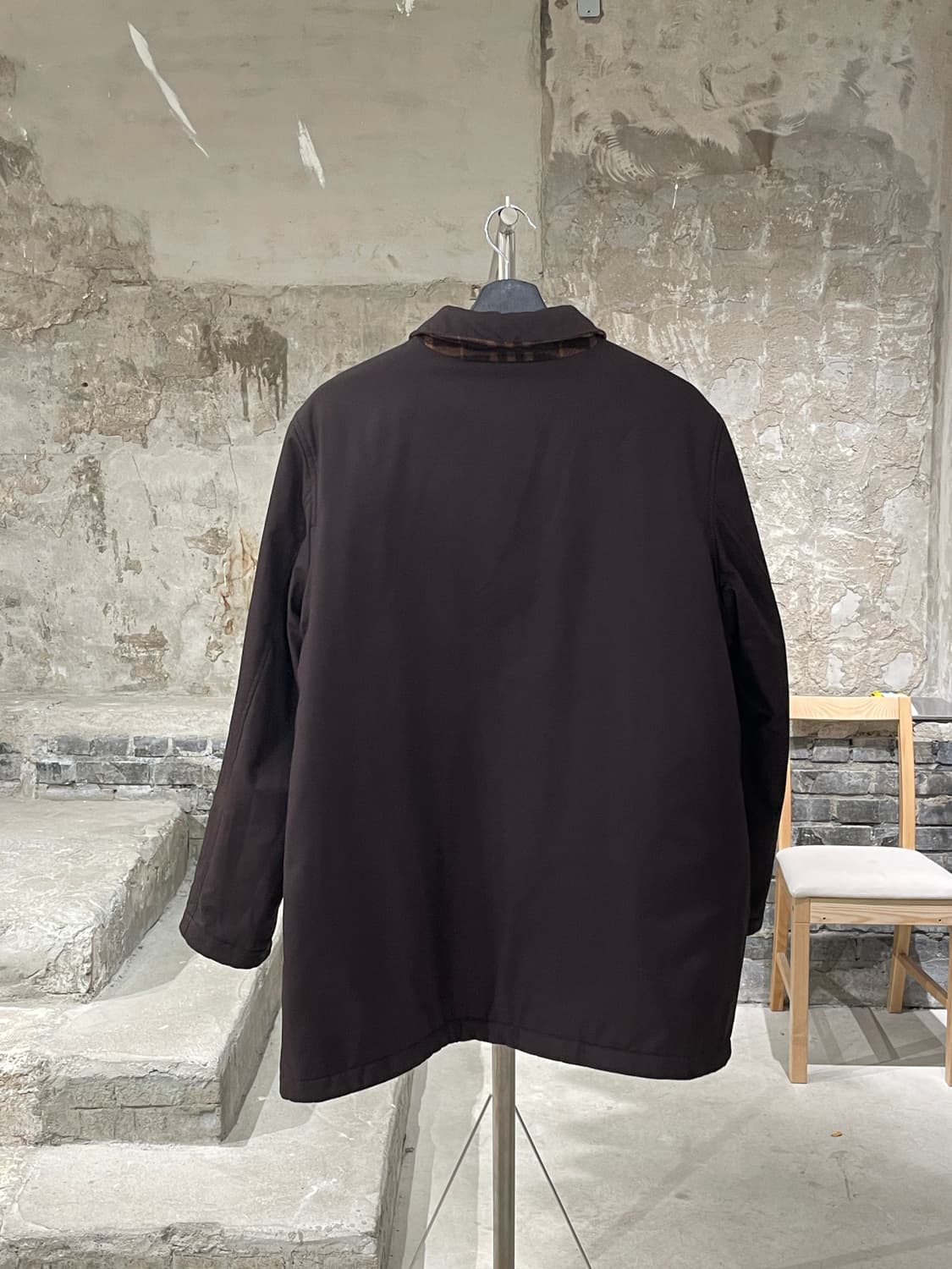 버버리 브라운 노바체크 리버시블 울 자켓 상품이미지8