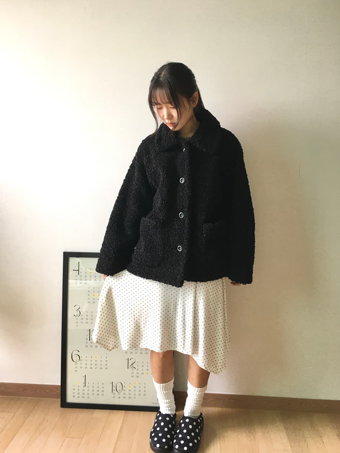 뽀글이 퍼 자켓 코트 상품이미지1