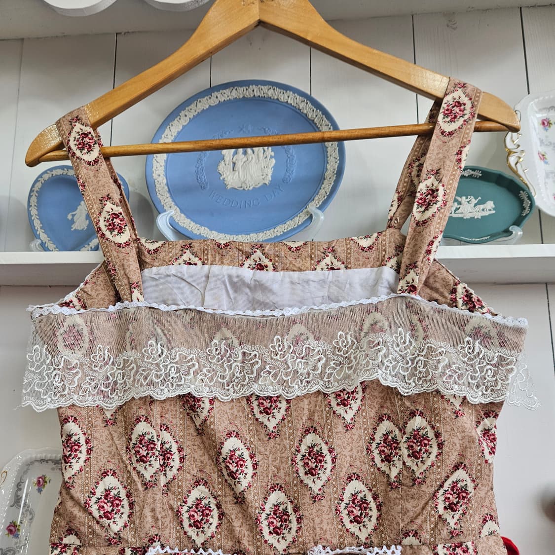 레이스 레이어드 원피스 상품이미지3