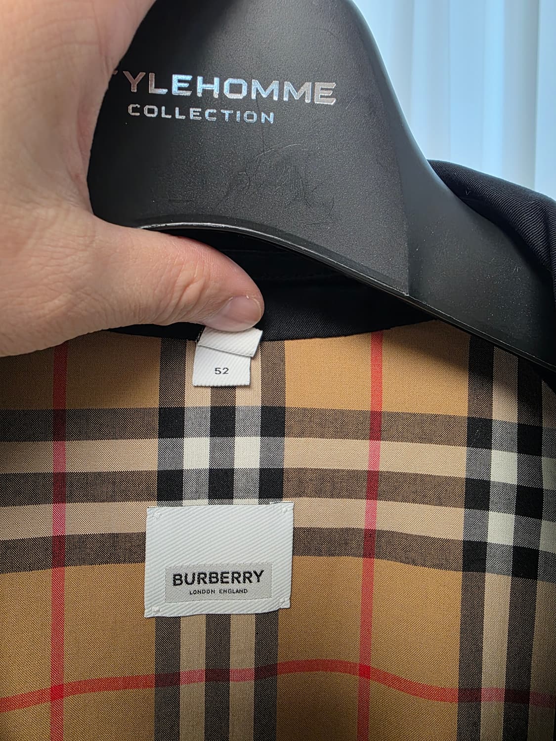 버버리 캠든 카코트 블랙 52사이즈 상품이미지2