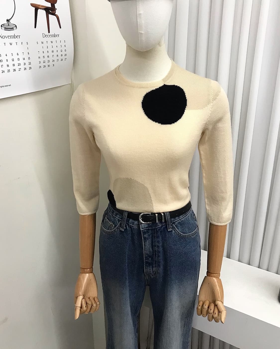 질샌더 도트 니트 상품이미지9