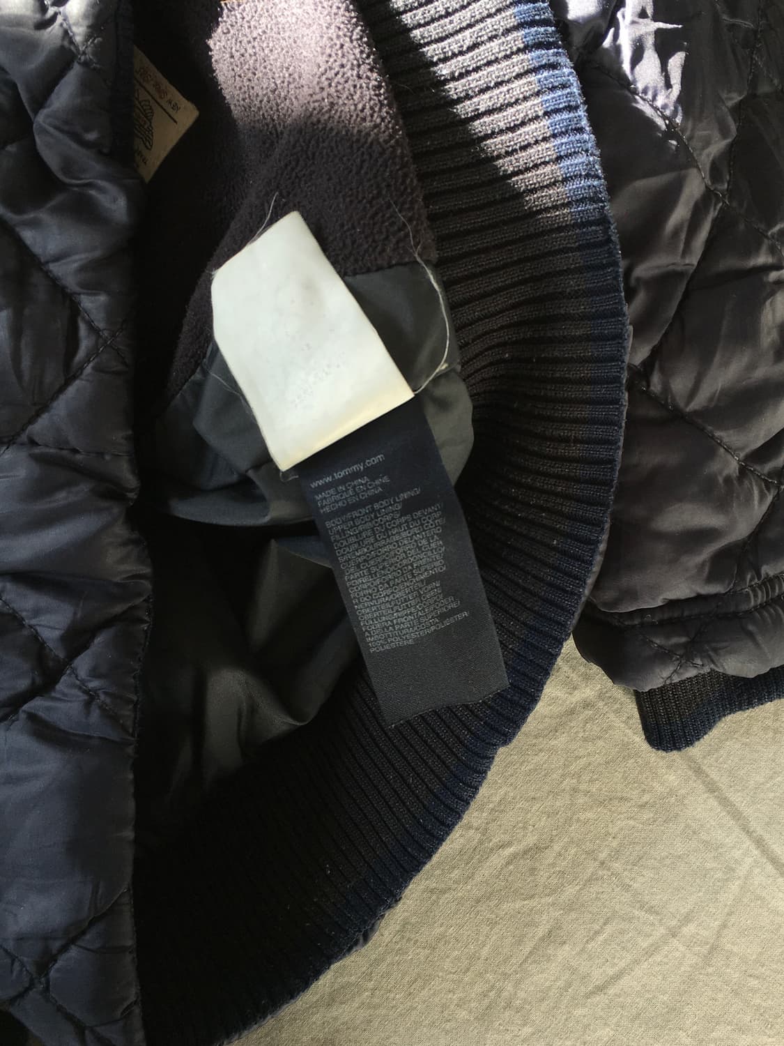 타미힐피거 자수 로고 퀄팅패딩 상품이미지6