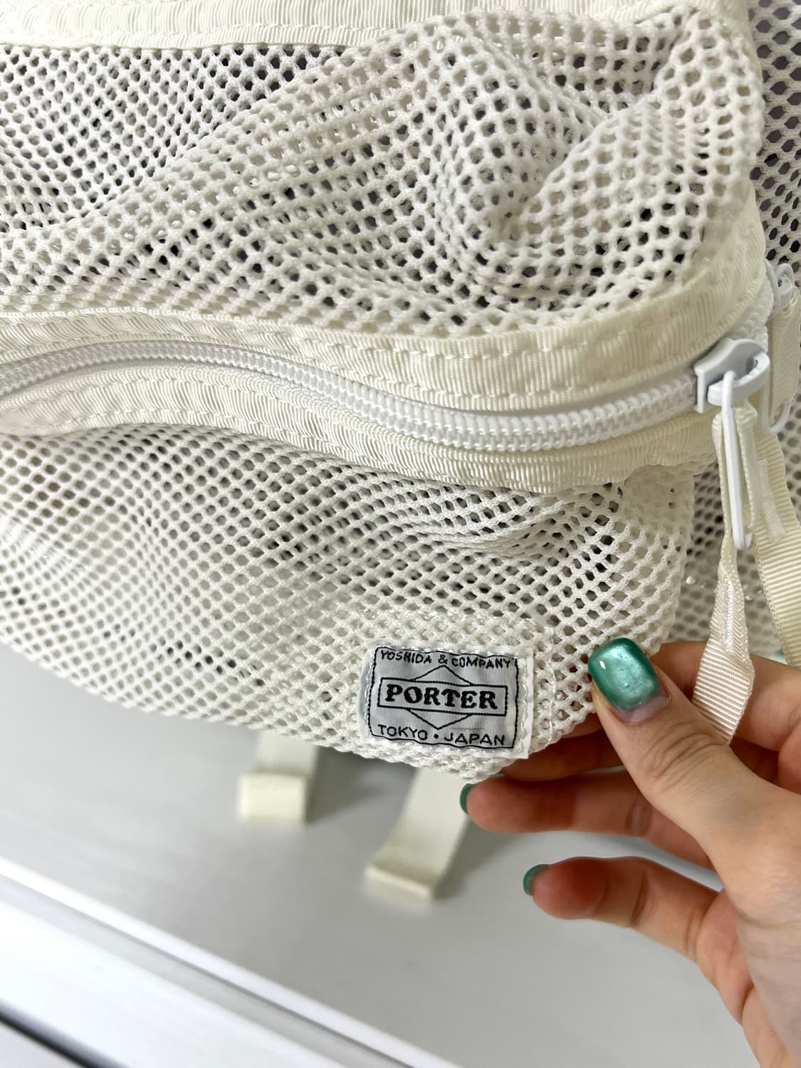 PORTER-MESH BACKPACK(white)  상품이미지4