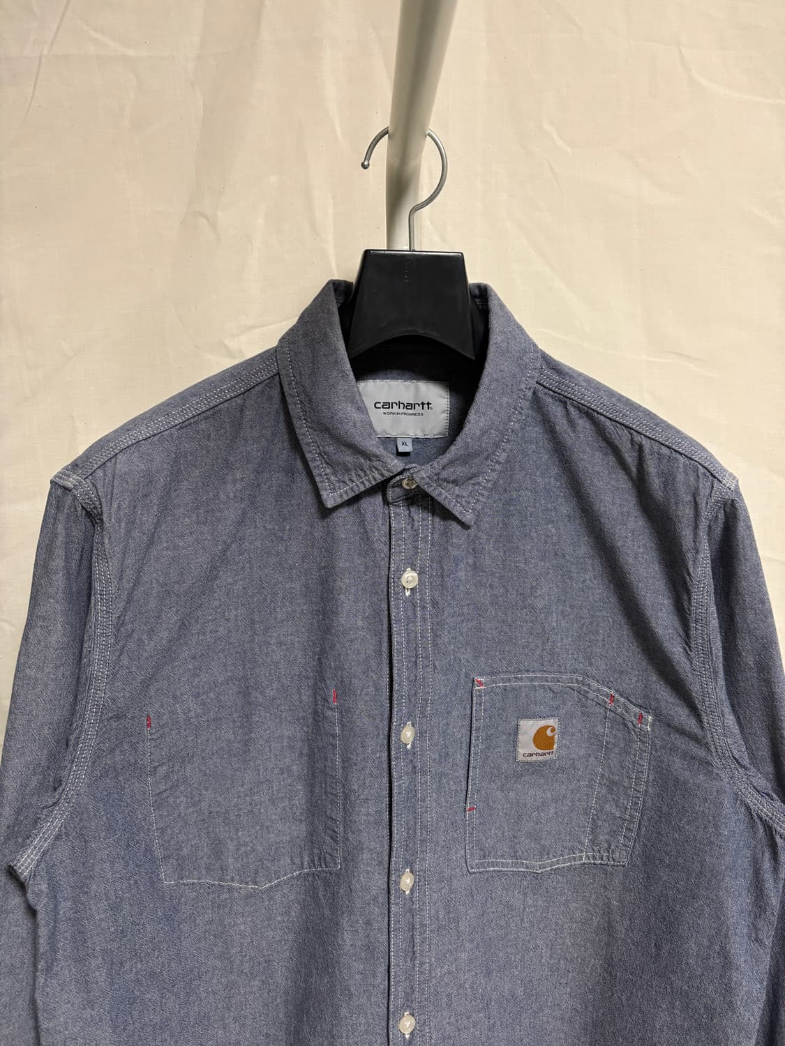 칼하트 윕 샴브레이 워크 셔츠 / 블루, XL 상품이미지2