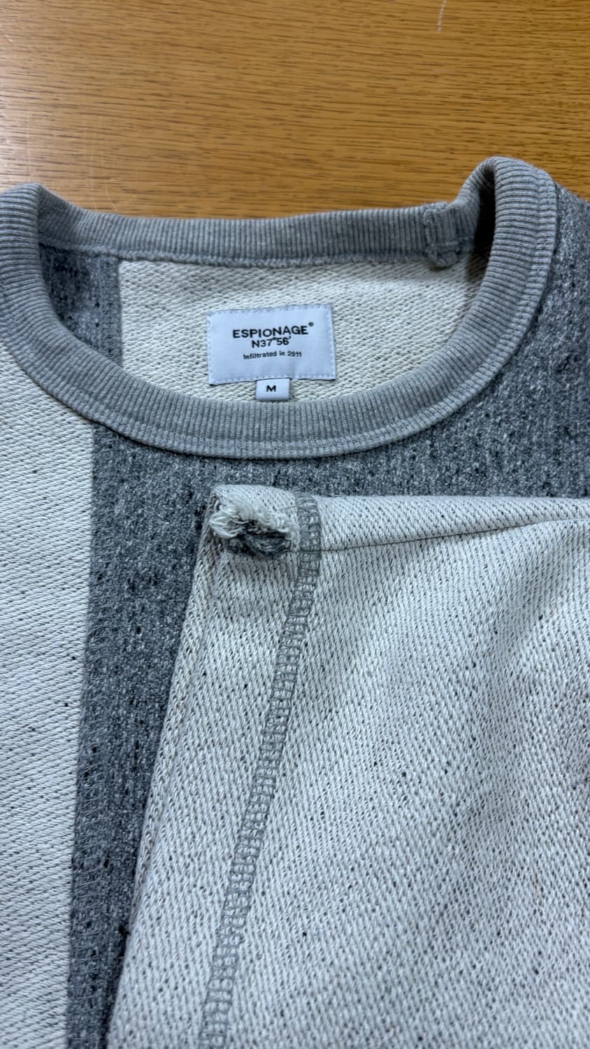 에스피오나지 Jim 풀오버 셔츠 M 상품이미지4
