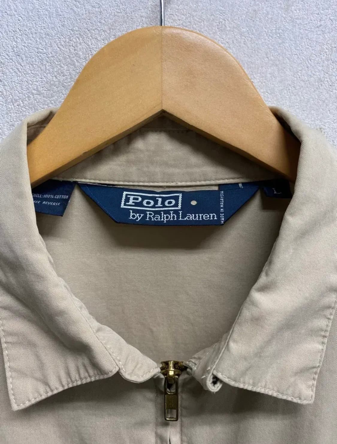 폴로 랄프로렌 스윙톱 블루종 자켓 베이지 L 상품이미지6