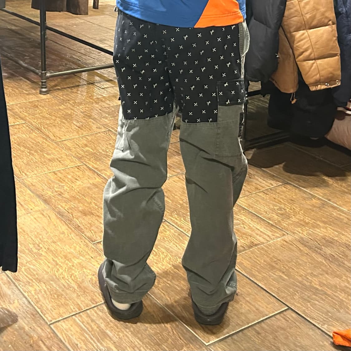 [HI] VTG 패치워크 카고팬츠 카키 상품이미지5