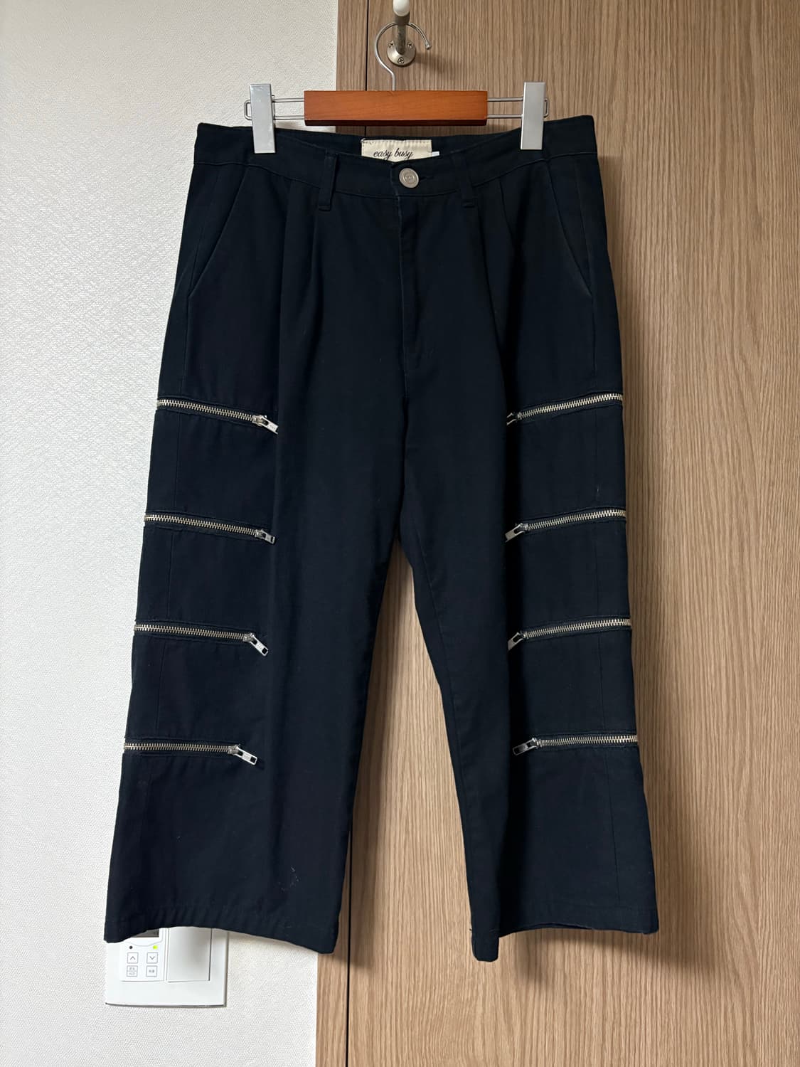 이지비지 멀티 지퍼 팬츠 L 사이즈 상품이미지1