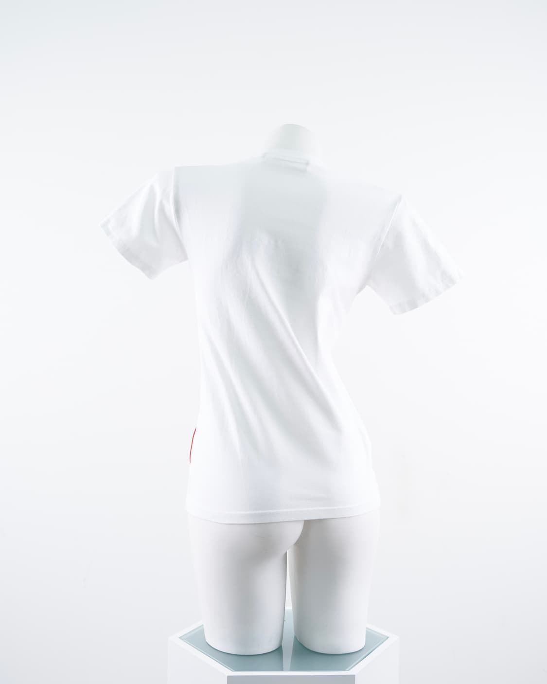 PRADA 레드네임 스몰로고 디테일 반팔 티셔츠 상품이미지2