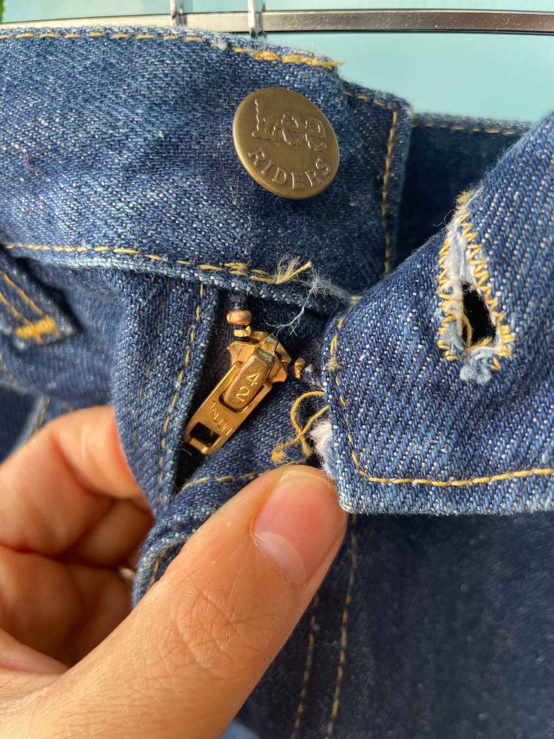 1970's Vintage Lee Denim Shorts 상품이미지5