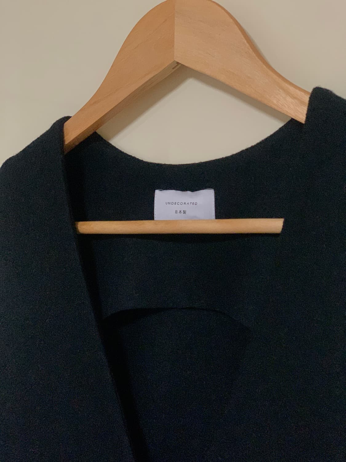 UNDECORATED 언데코레이티드 울 조끼 상품이미지2