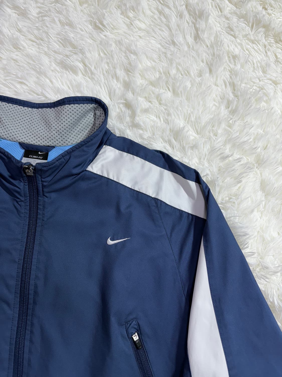 나이키 00‘s 네이비 사이드라인 스우시 바람막이  상품이미지5