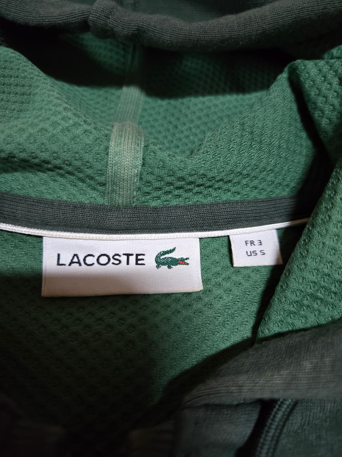 라코스테 딥그린 후드 집업 상품이미지7