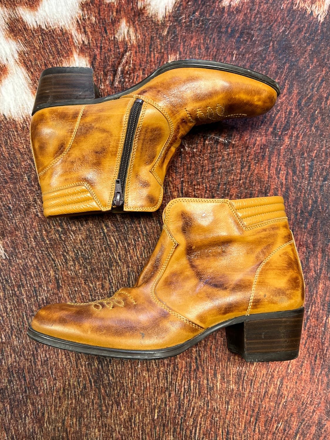 [250] 버팔로(Buffalo) 빈티지 웨스턴 앵클 부츠 상품이미지1