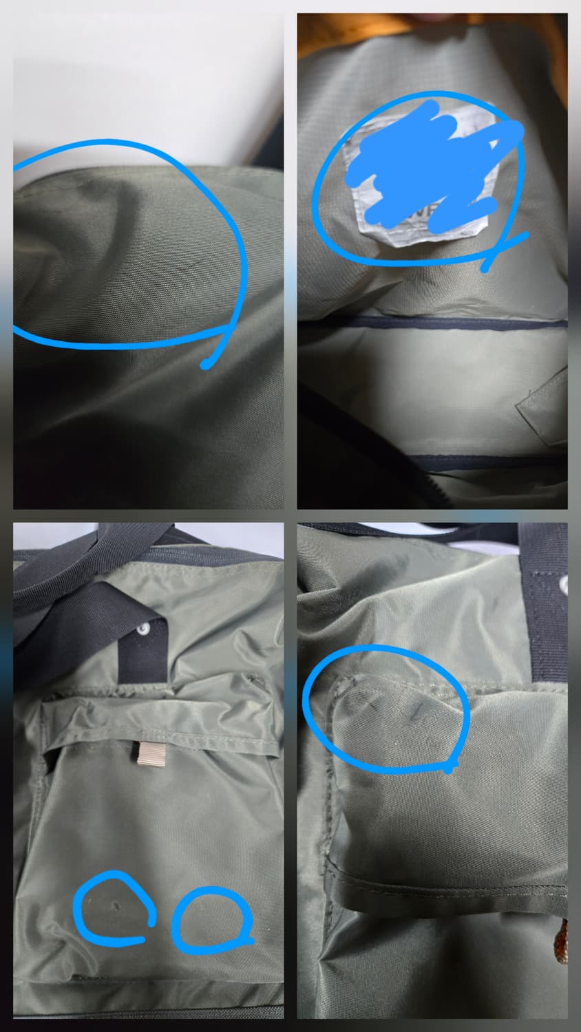 로우로우 시티워커 토트백 카키  상품이미지9