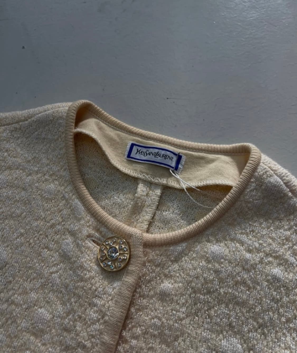 입생로랑 트위드 자켓 가디건 (Yves Saint Laurent 상품이미지3