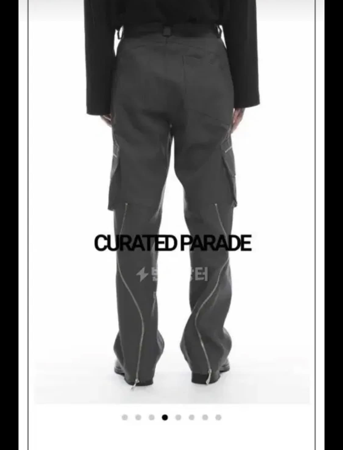 [48] curated parade 큐레이티드 퍼레이드 트라우저 그레이 상품이미지1