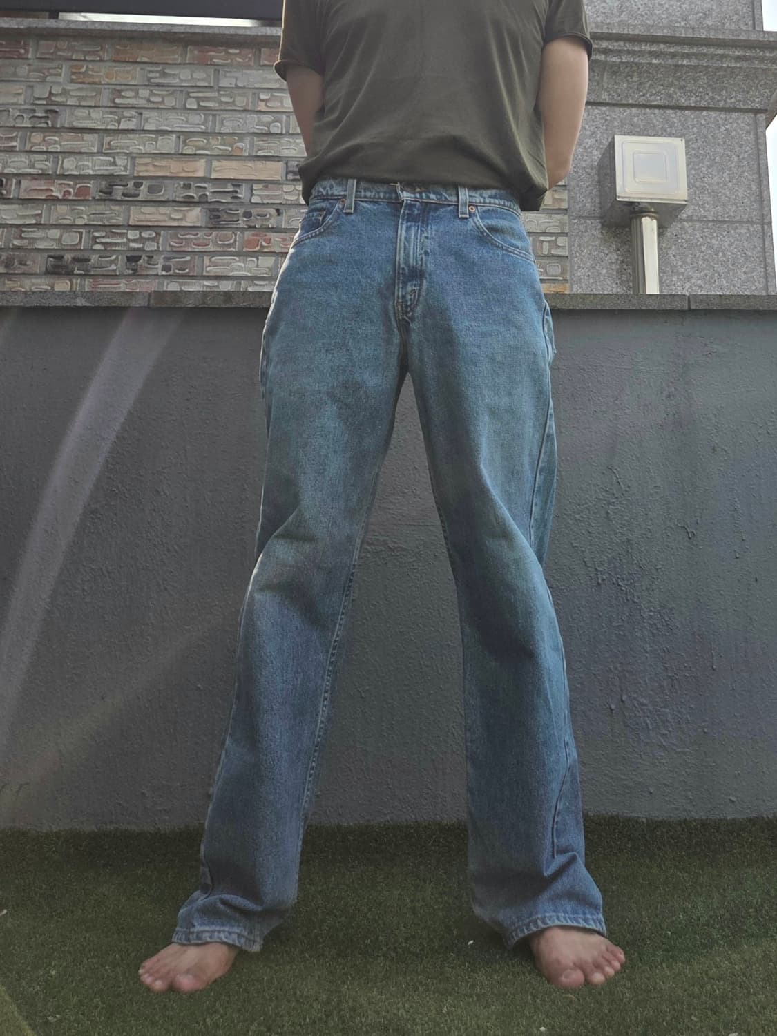 90's levi's 567 extra wide leg jeans 상품이미지6