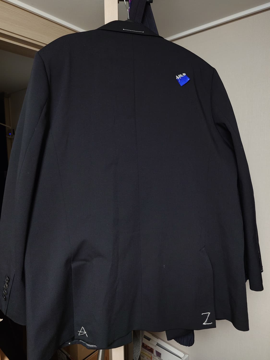 [L,105] 자라 아더에러 스티치 자켓 블래이저 블랙 상품이미지3