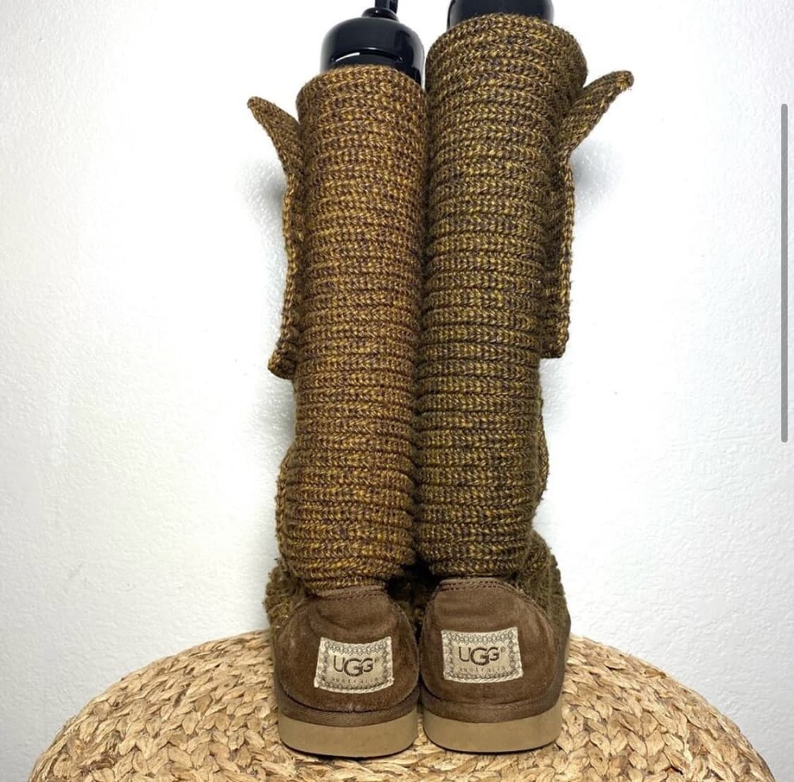 어그 카디 니트 부츠 브라운 상품이미지2