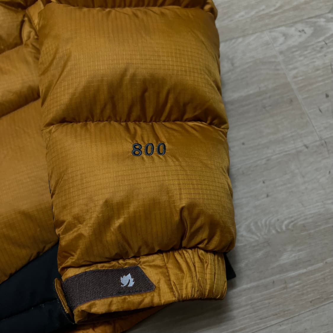 라푸마 구스다운 800 배색 후드 푸퍼패딩 점퍼 [머스타드] S/90 상품이미지6