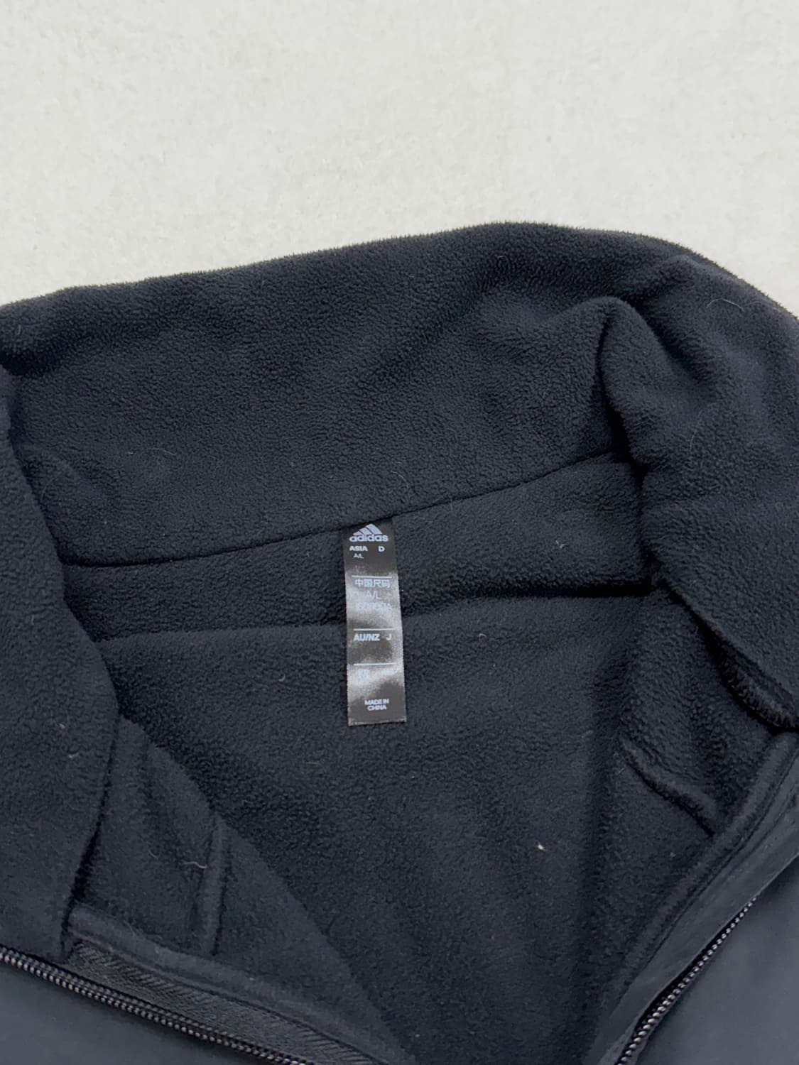 아디다스 패디드 후리스 반집업 상품이미지3