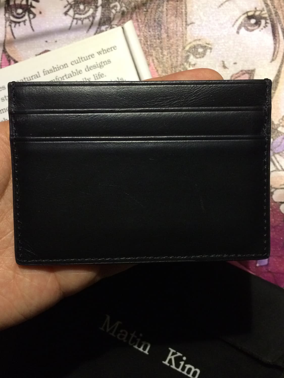 마뗑킴 VINTAGE CARD WALLET IN BLACK 상품이미지3