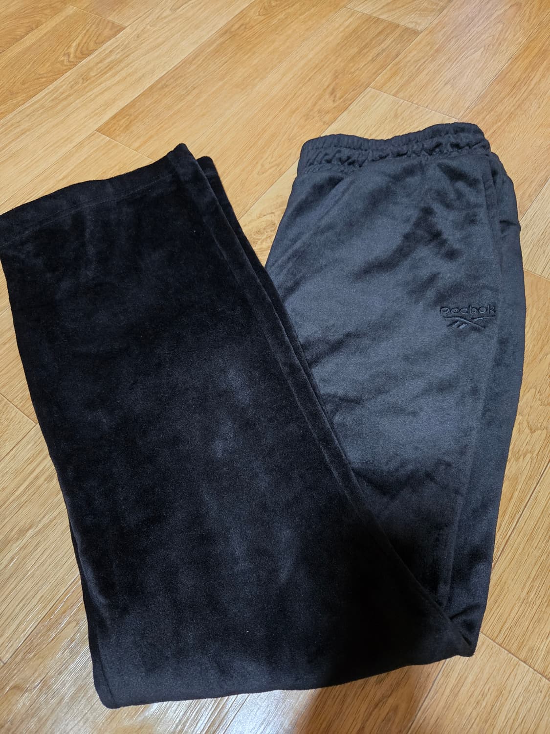 리복 여성 벨루어(벨벳)후드 집업 트레이닝 셋업 상품이미지5