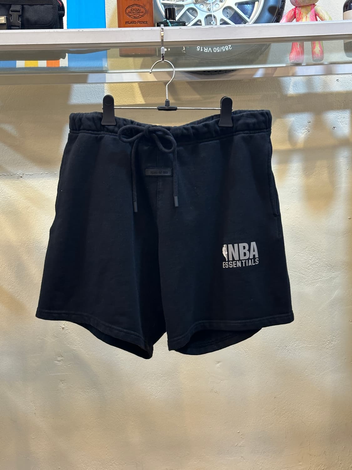 피어오브갓 에센셜 NBA 콜라보 블랙 스웨트 반바지 2XL 상품이미지1