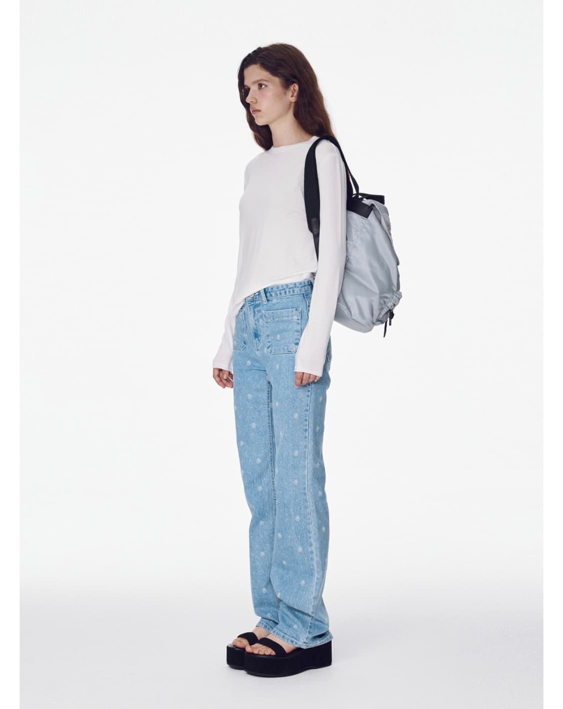 메종마레 슬림핏 데님 블루 해 상품이미지2