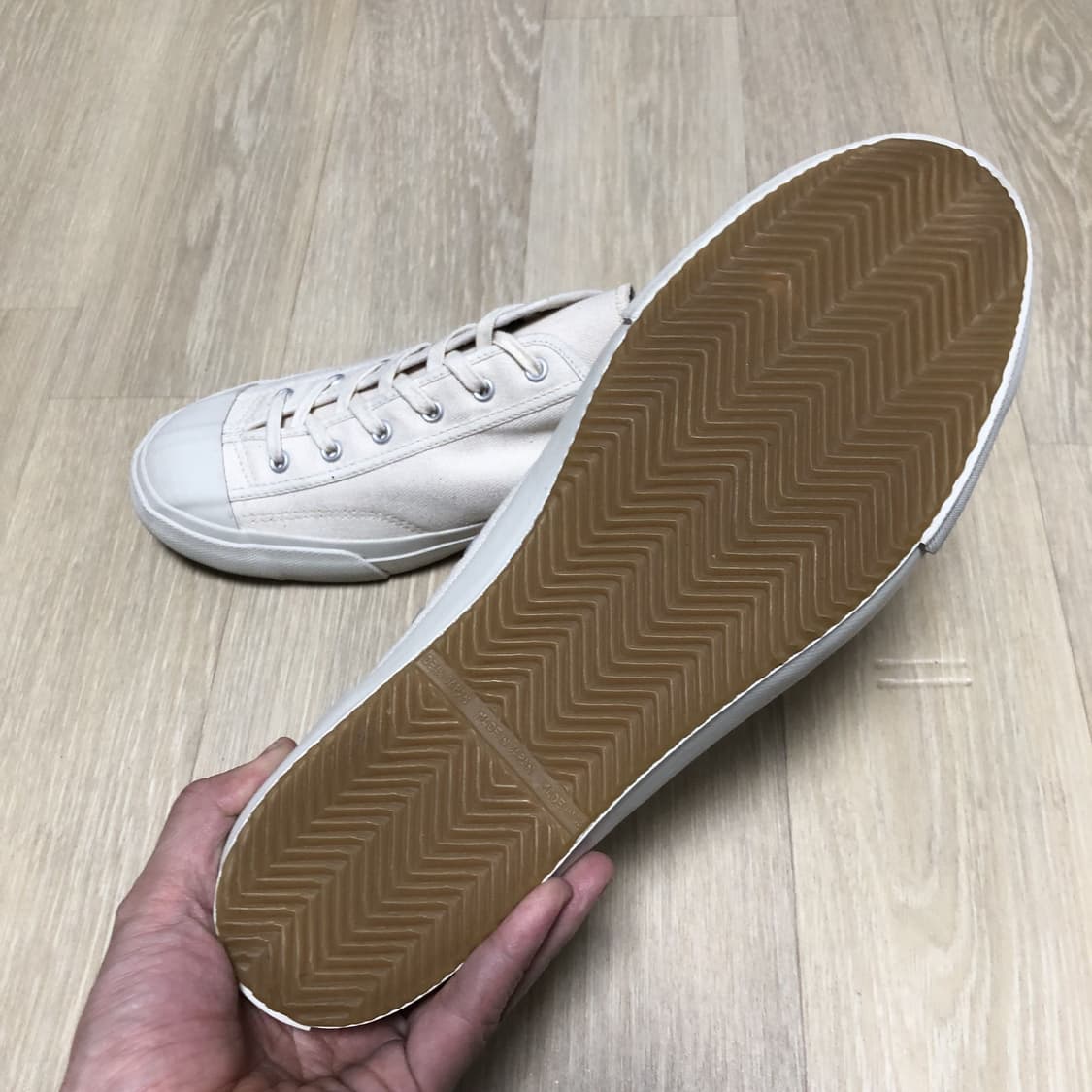 (280) 문스타 MOONSTAR 일본제 짐클래식 화이트 스니커즈 상품이미지3